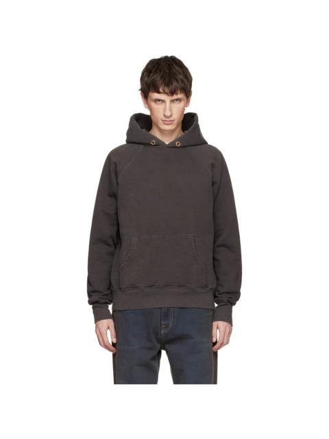 Gray Heavyweight Classic Raglan Hoodie