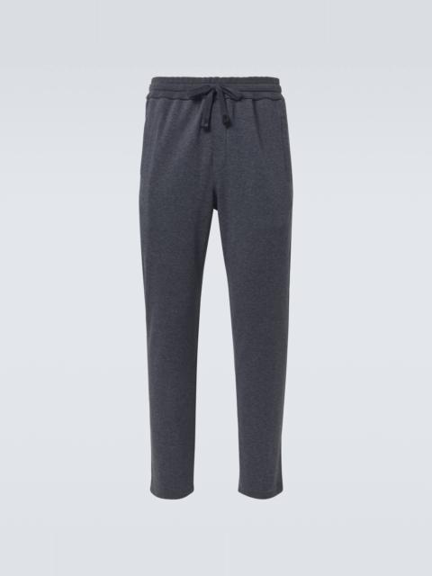 Cotton-blend sweatpants
