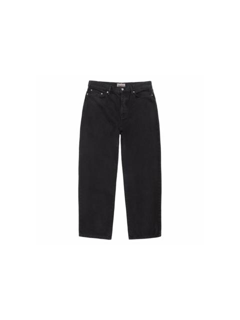 Stussy Big Ol' Washed Canvas Jean Washed Black