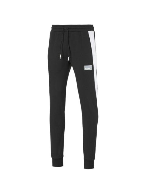 logo-plaque track pants