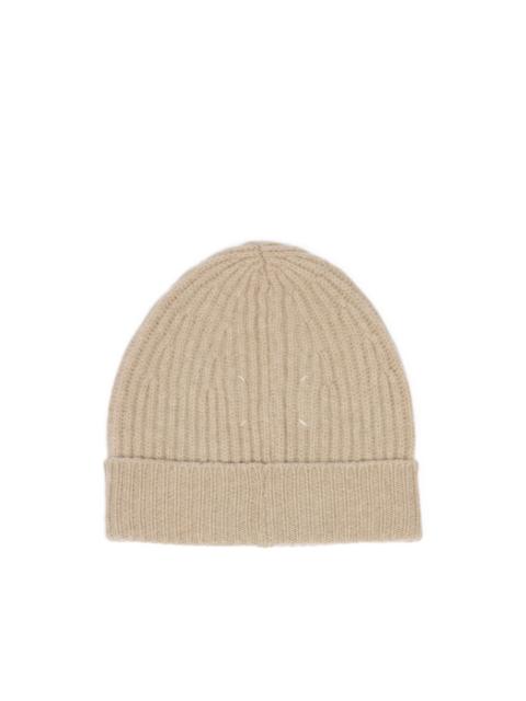 ribbed wool beanie
