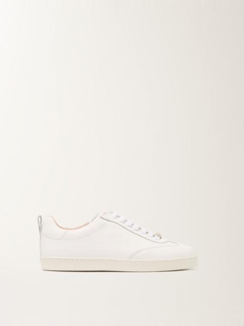 Grain leather sneakers