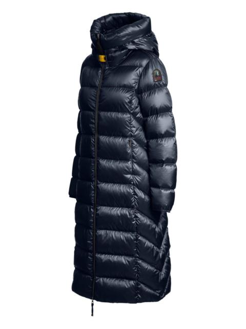 Leah hooded quilted coat