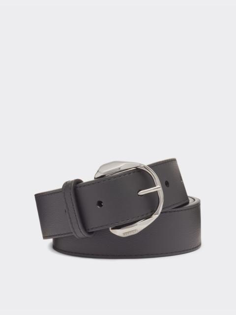 Leather belt with Prancing Horse detail