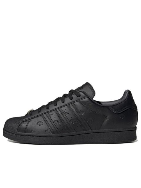 adidas Superstar 'Allover Debossed Trefoils - Black' GY0026