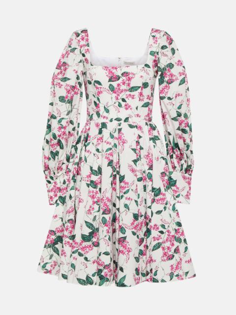 Yasmina floral cotton minidress