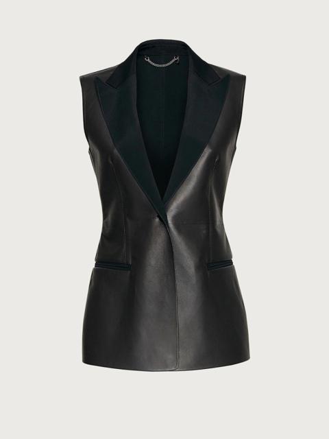 SLEEVELESS NAPPA WAISTCOAT