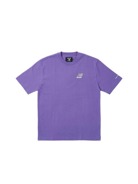PALACE NEW BALANCE LOGO T-SHIRT PURPLE