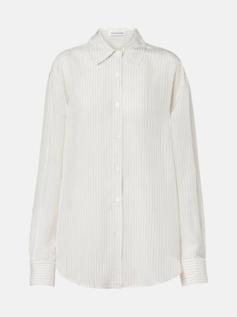 Peri sheer striped shirt