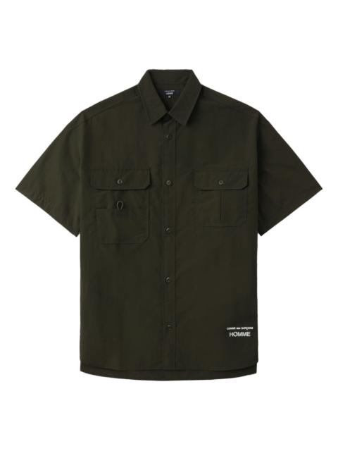 utility-pocket short-sleeve shirt