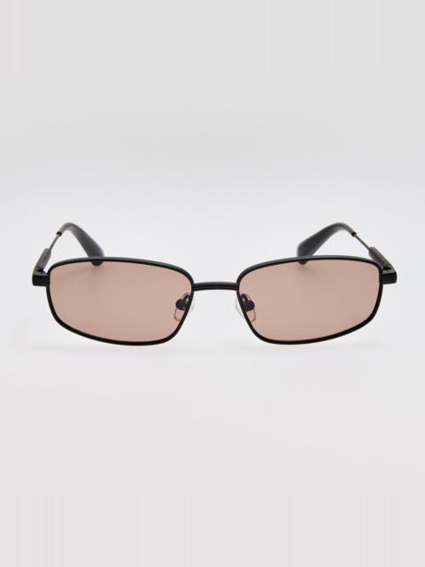 Sera Sunglasses in Metallic Black