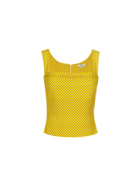 IMOGENE CORSET - YELLOW POLKA DOT