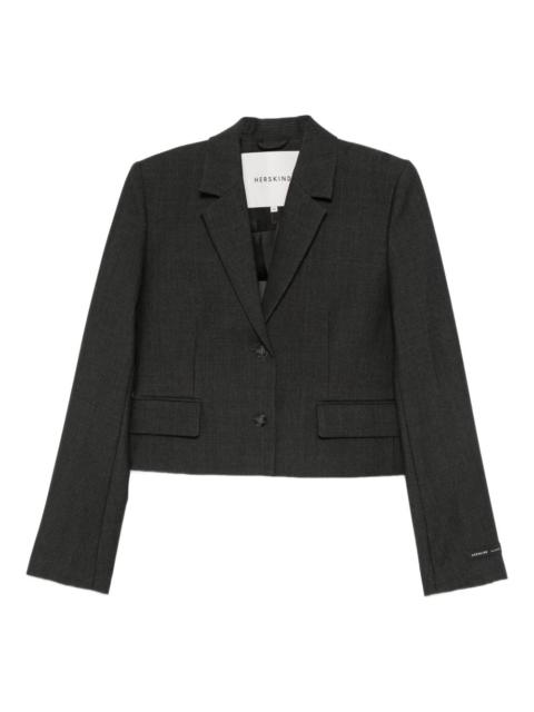 buttoned blazer