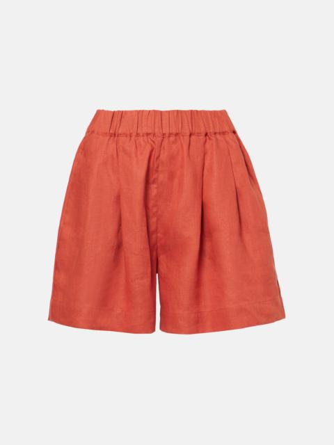 Zurich linen shorts