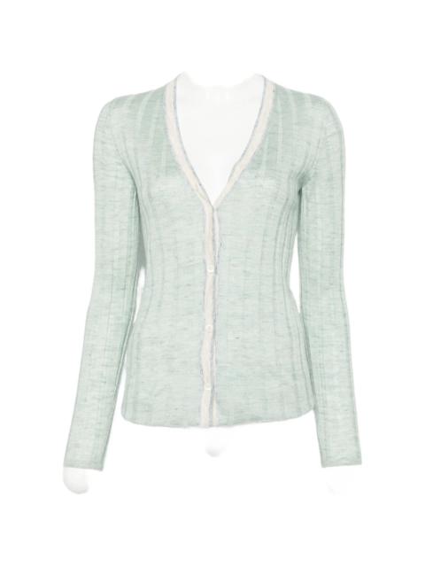 Prada Ribbed Cardigan