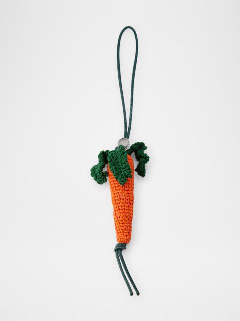Hand-Crocheted Carrot Bag Charm