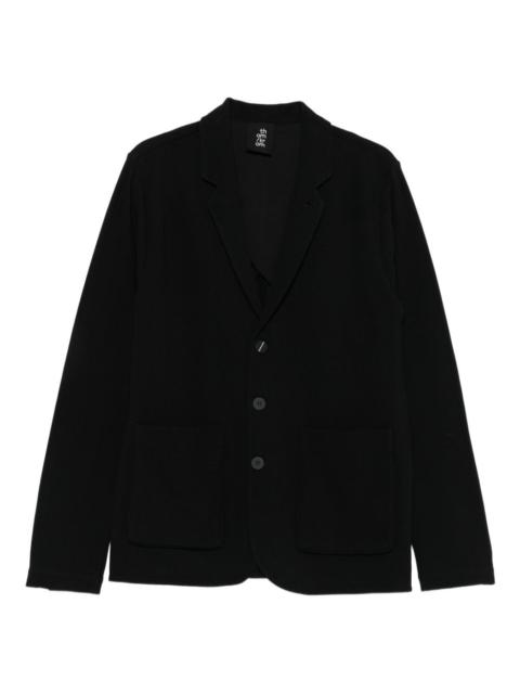 buttoned single-breasted blazer
