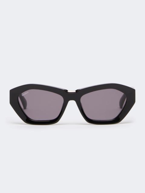 Square bold sunglasses - BLACK