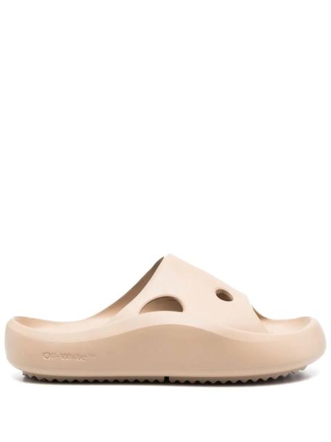 OFF WHITE WOMEN Meteor Rubber Slider Camel