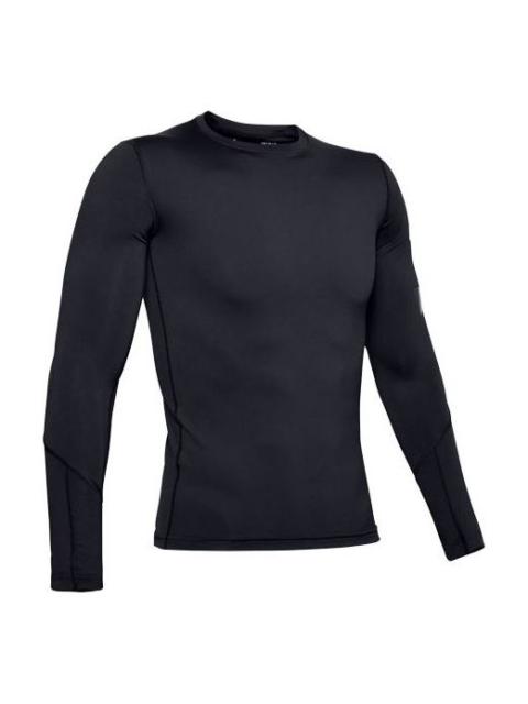 Men's Under Armour UA HeatGear Armour Long Sleeves Sports Long Sleeves Black 1351817-001