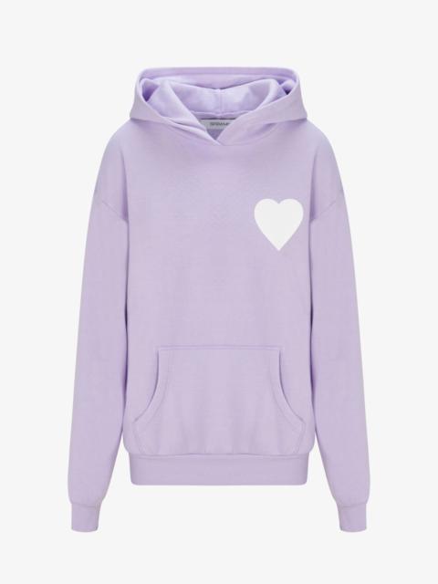 LAVENDER HEART HOODIE