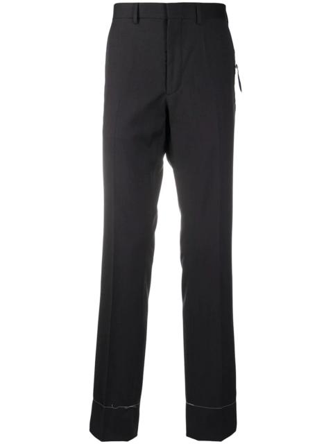 straight-leg trousers
