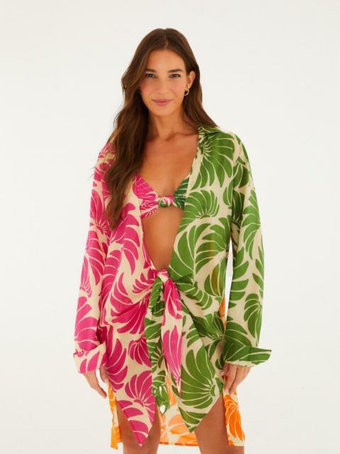 Mixed Banana Wings Open Chemise