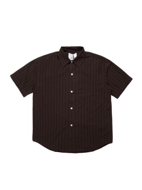 New Input Shirt - Dark Brown Triple Stripe