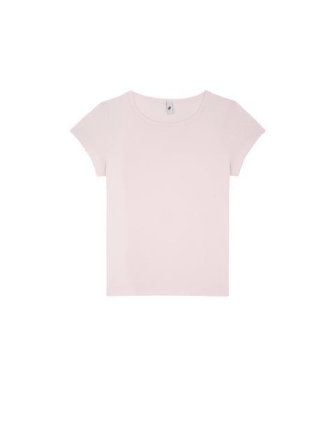 The Baby Tee: Cotton Jersey Baby Pink