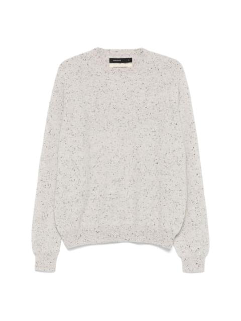 speckle-knit sweater
