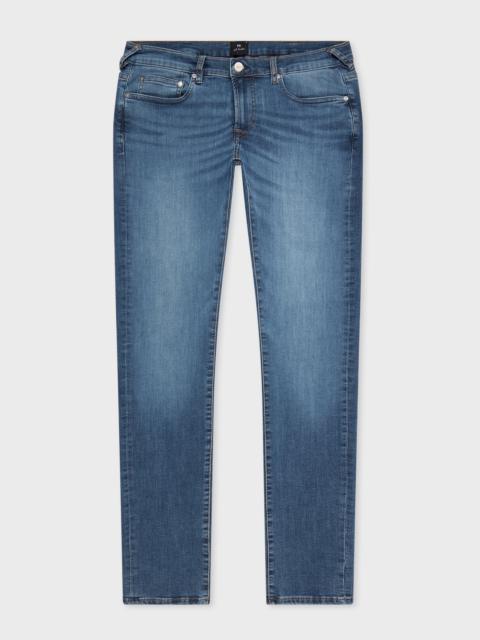 Slim-Fit Blue Wash 'Organic Reflex Stretch' Jeans