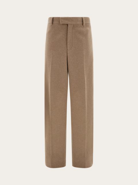 Jersey interlock tailored trouser