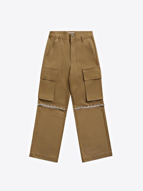 CRYSTAL SLIT CARGO PANT