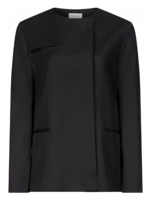Bono asymmetric welt pocket jacket