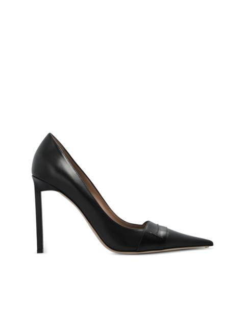 110mm Eva pointed-toe leather pumps