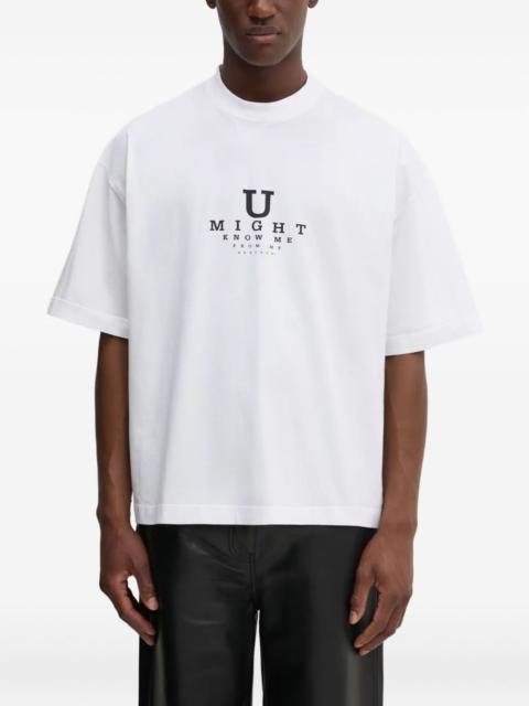text-print T-shirt