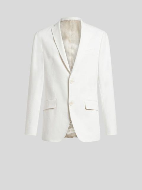 COTTON JACQUARD BLAZER