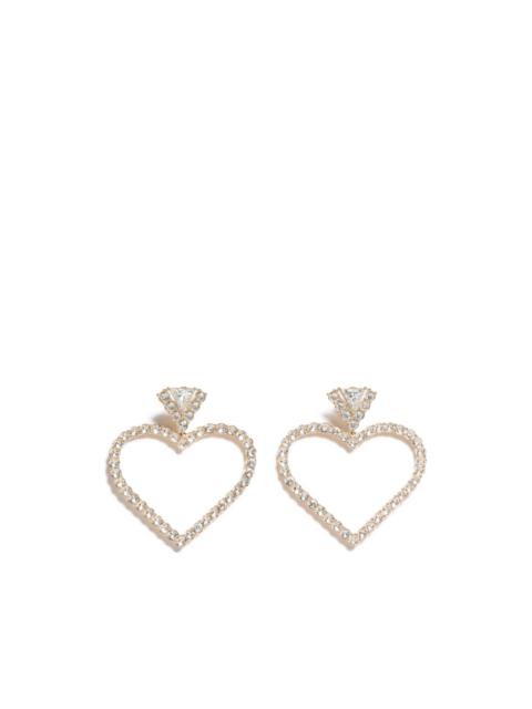 Coeur Royal earrings in metal and Swarovski® crystals