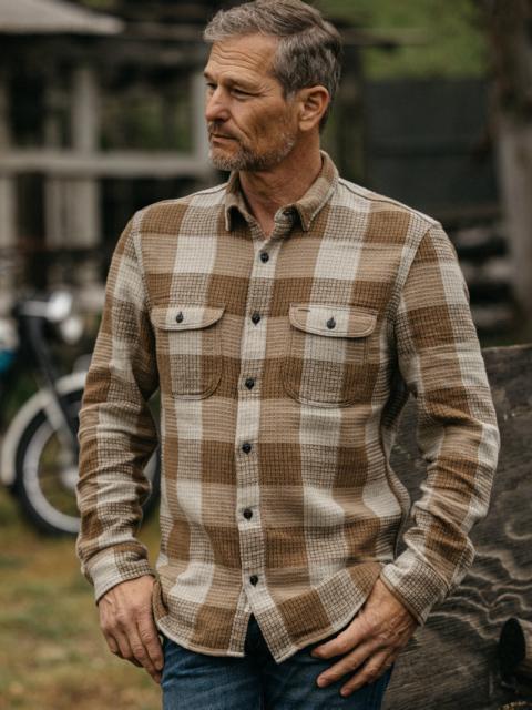 The Brace Waffle Plaid - Fog