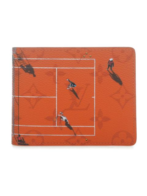 Louis Vuitton Tennis Slender Wallet Brick Red