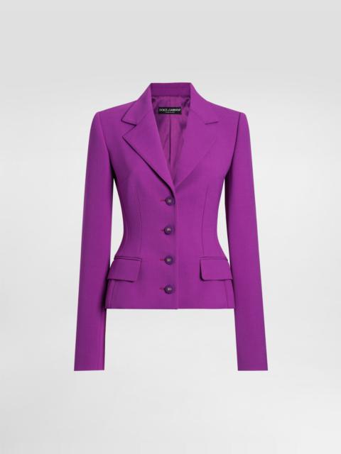 Dolce double crêpe jacket