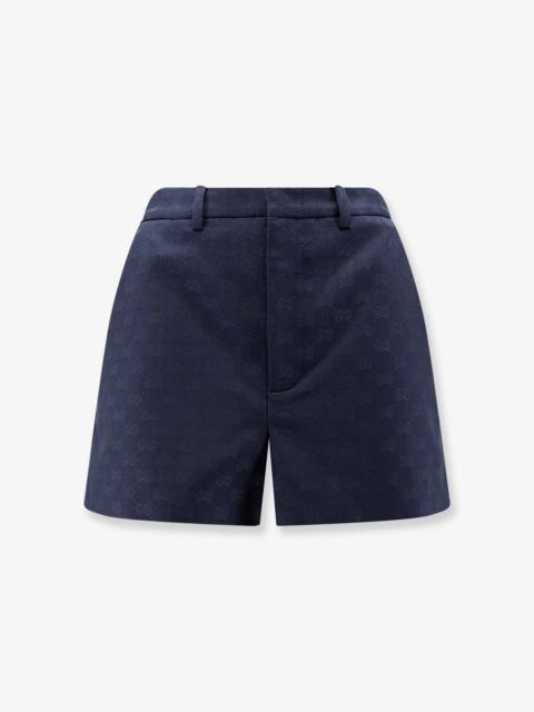 Gg Cotton Blend Shorts