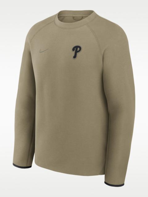Philadelphia Phillies Tech Fleece Men's Nike MLB Pullover Crew