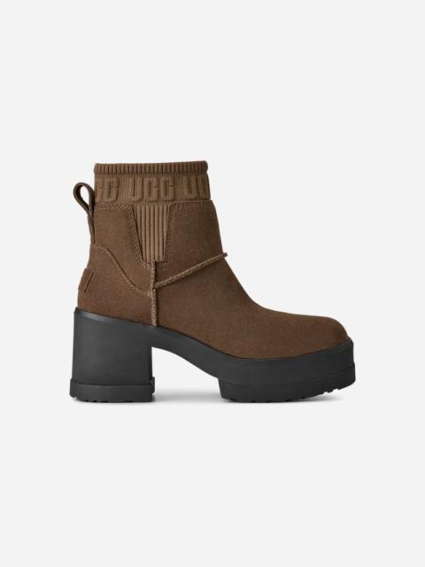 ® Women's Moxy Chelsea Suede Boots in Dark Toffee