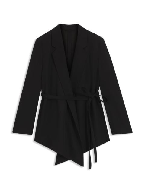 RELAXED-FIT BLAZER IN WOOL-BLEND GABARDINE