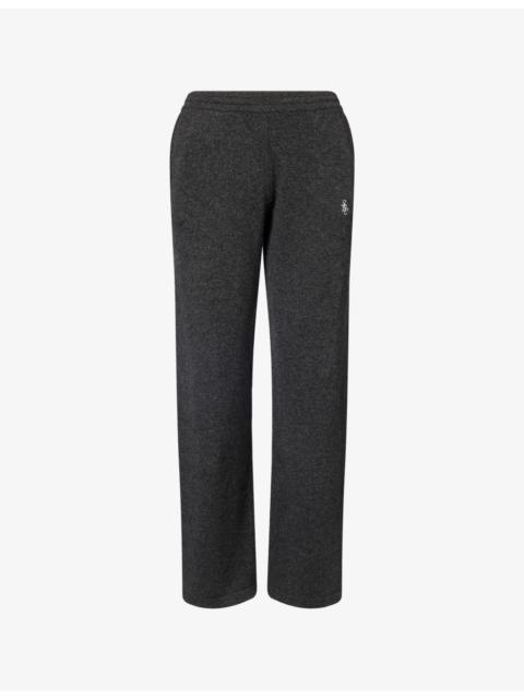 Duty Embroidered-Logo Cashmere-And-Wool Jogging Bottoms