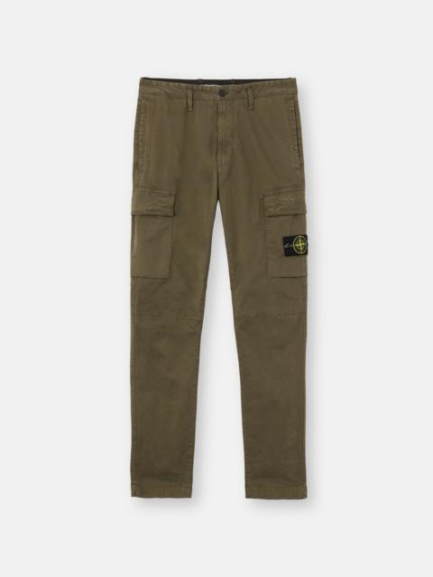 3100051 ORGANIC COTTON STRETCH BROKEN TWILL 'OLD' EFFECT