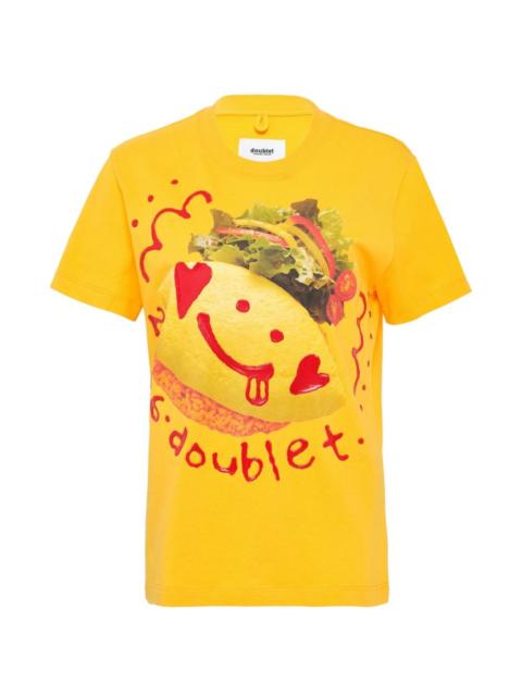 Ketchup Message Omurice T-Shirt