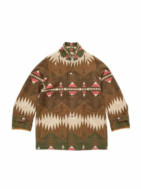 HOPILAND COAT NATIVE BLANKET KHAKI