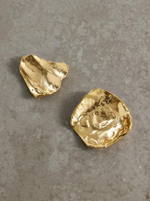 The Bearer Of Fortune Set Of Two Gold-plated Dishes